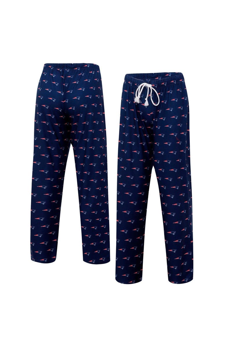 CONCEPTS SPORT Women's Concepts Sport Navy New England Patriots Gauge Allover Print Sleep Pants, Main, color, Navy