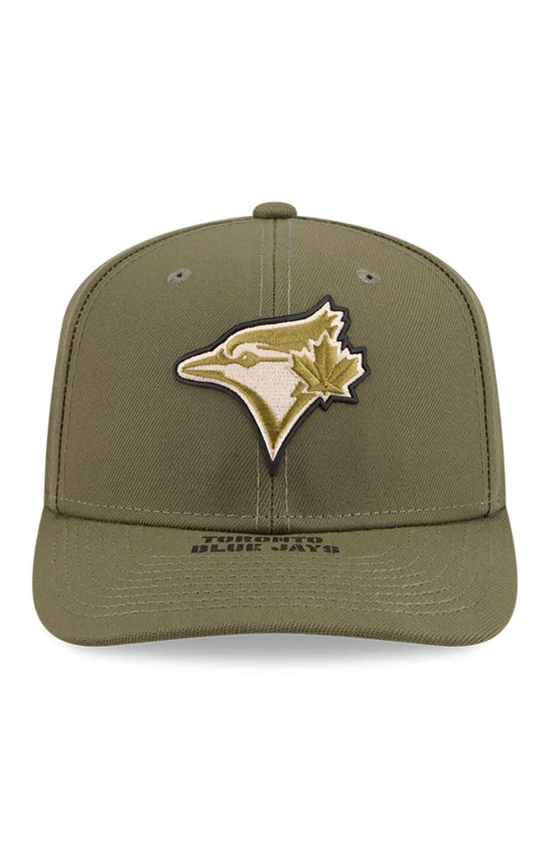 New Era Men's New Era Olive Toronto Blue Jays 2026 Armed Forces Day 9SEVENTY Adjustable Hat, Alternate, color, Olive