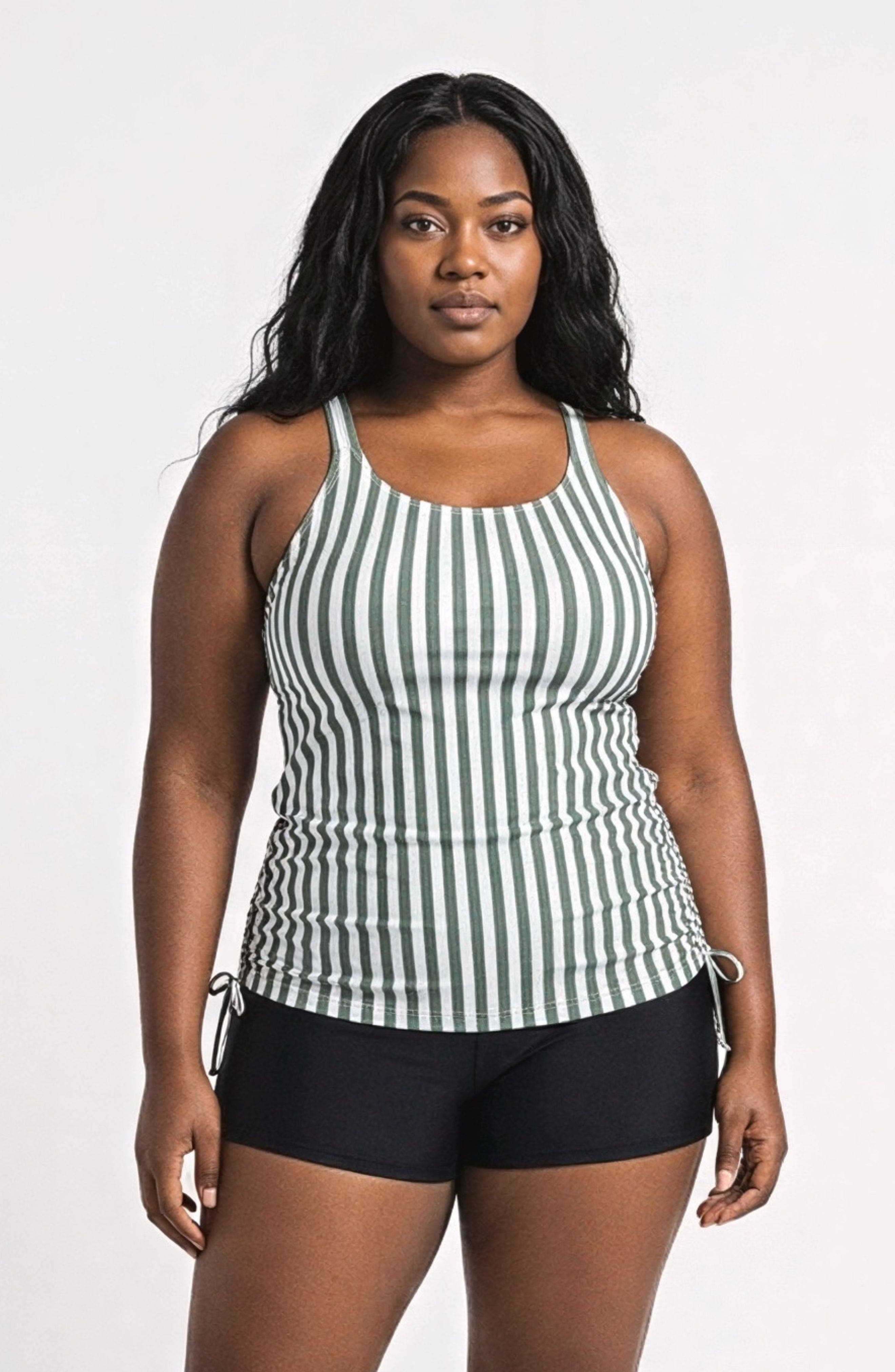 Sage Green Stripes