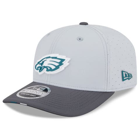 Men's New Era  Gray/Graphite Philadelphia Eagles 2025 NFL Training Camp 9SEVENTY Adjustable Hat