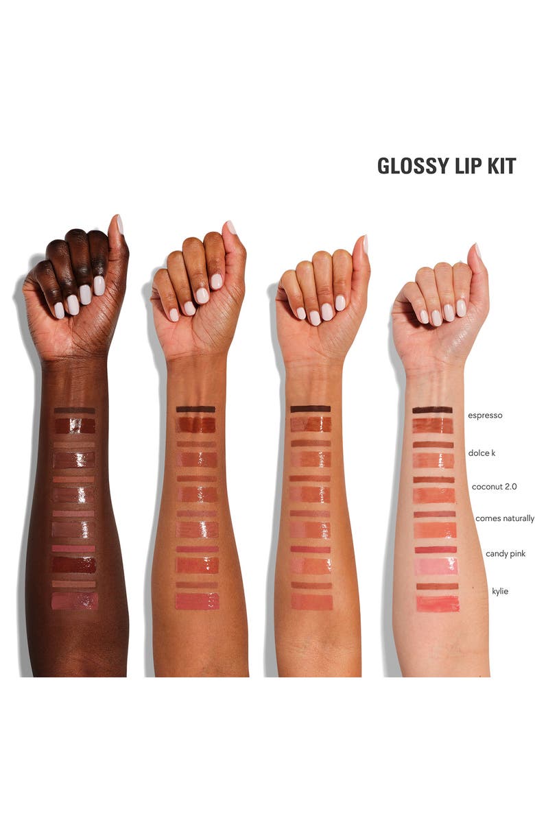 Kylie Cosmetics Glossy Lip Kit $35 Value, Alternate, color, Dolce K