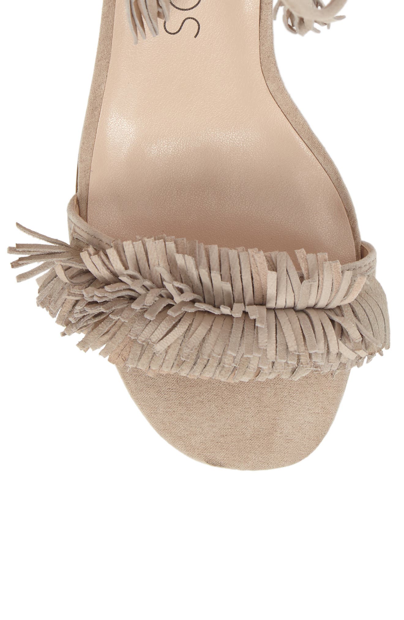 Sole Society Sera Wraparound Fringe Sandal, Alternate, color, 