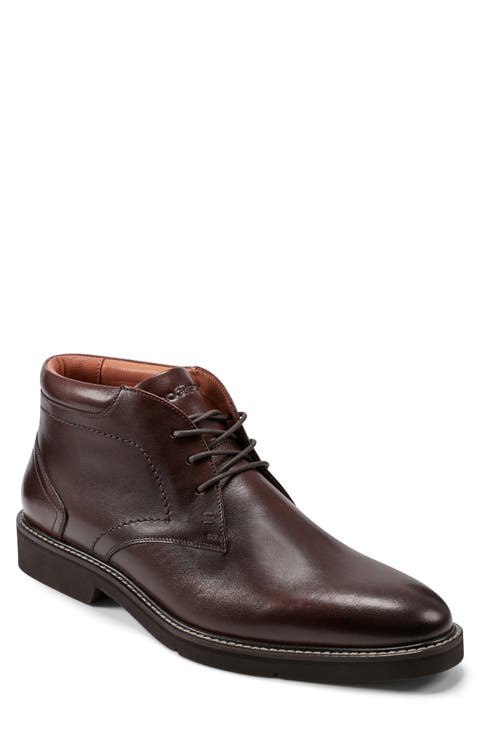 Flynn Plain Toe Derby Boot (Men)