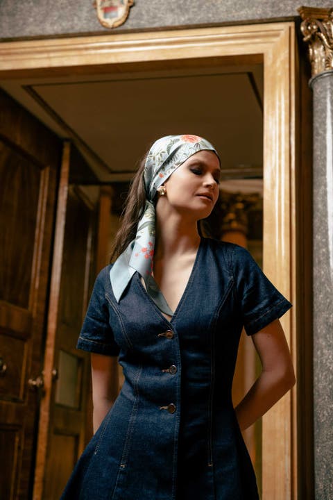 Ornella - Skinny Silk Scarf