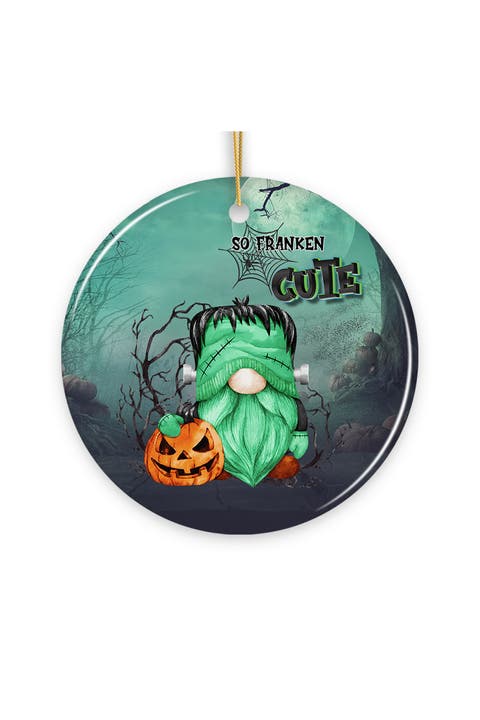So Franken Cute Frankenstein Gnome Ornament