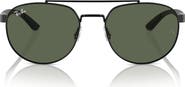 Ray-Ban 56mm Polarized Irregular Sunglasses