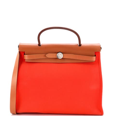 Herbag Zip Leather and Toile 31