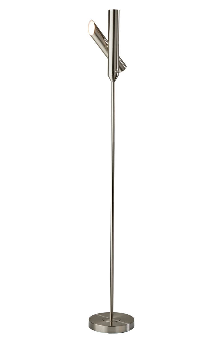 ADESSO LIGHTING Vega LED Torchiere Floor Lamp, Main, color,