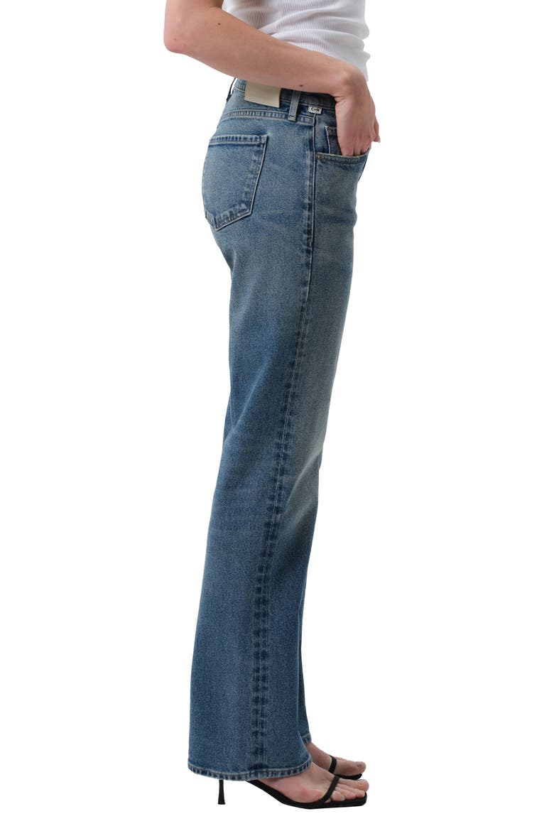 Genova Low Rise Bootcut Jeans, Alternate, color, CLAIRO