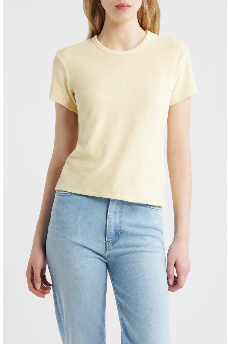 The Terry Baby Tee, Main, color, LEMON