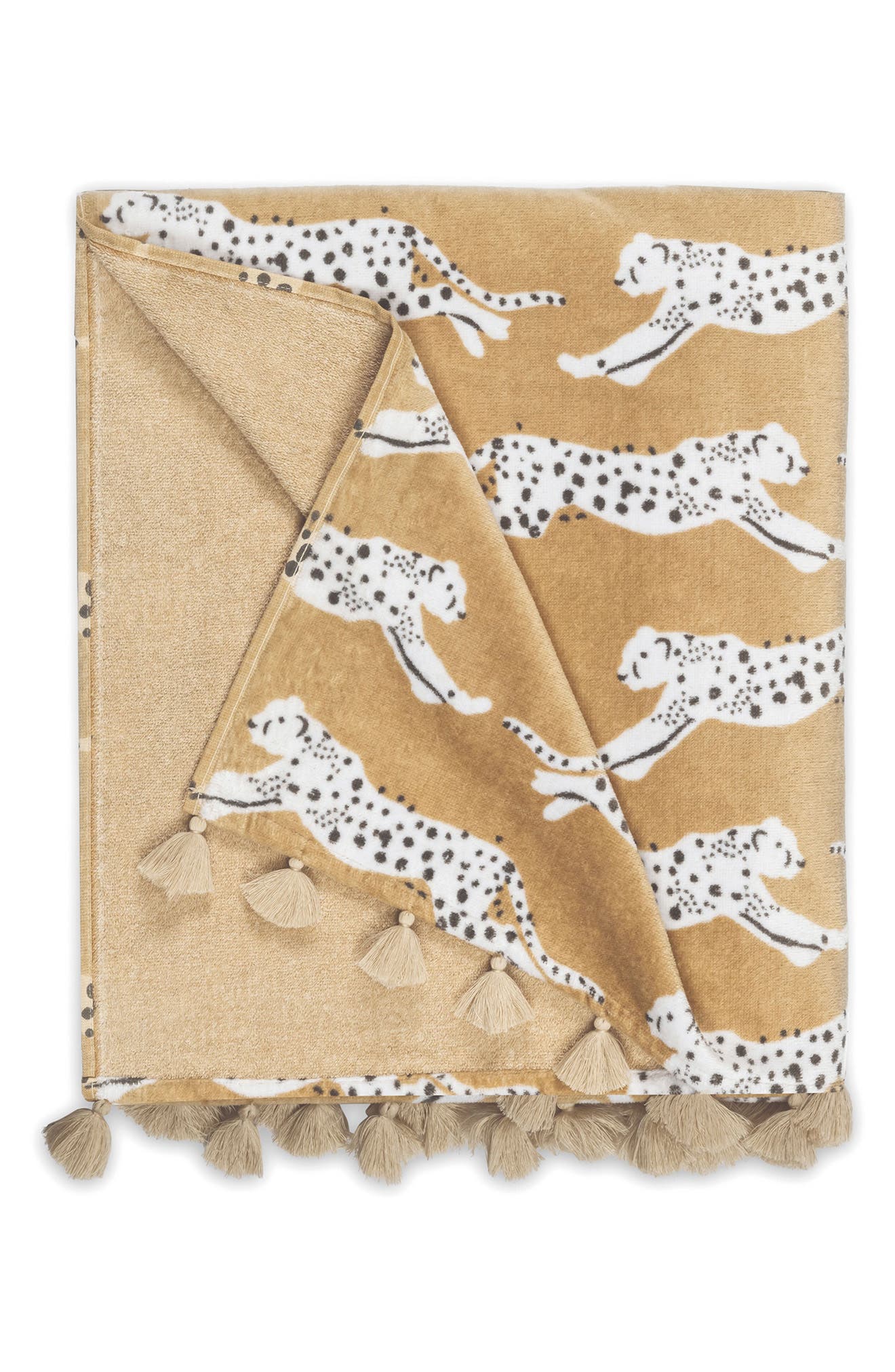 Matouk Leaping Leopard Beach Towel | Nordstrom