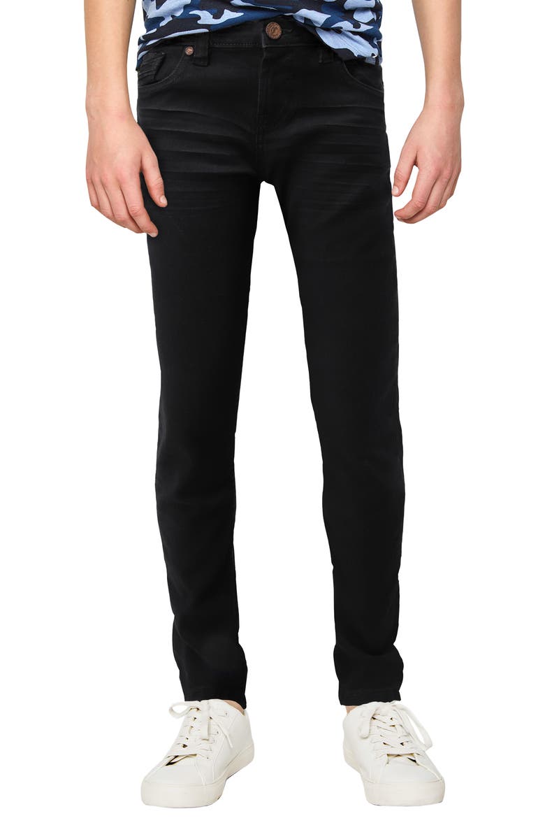 Kids' Stretch 5-Pocket Skinny Jeans, Main, color, BLACK