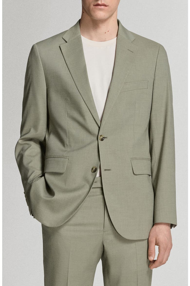 Milan Slim Fit Suit Jacket, Main, color, GREEN