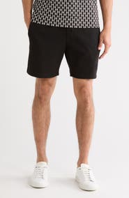 DENIM AND FLOWER Textured Pull-On Shorts