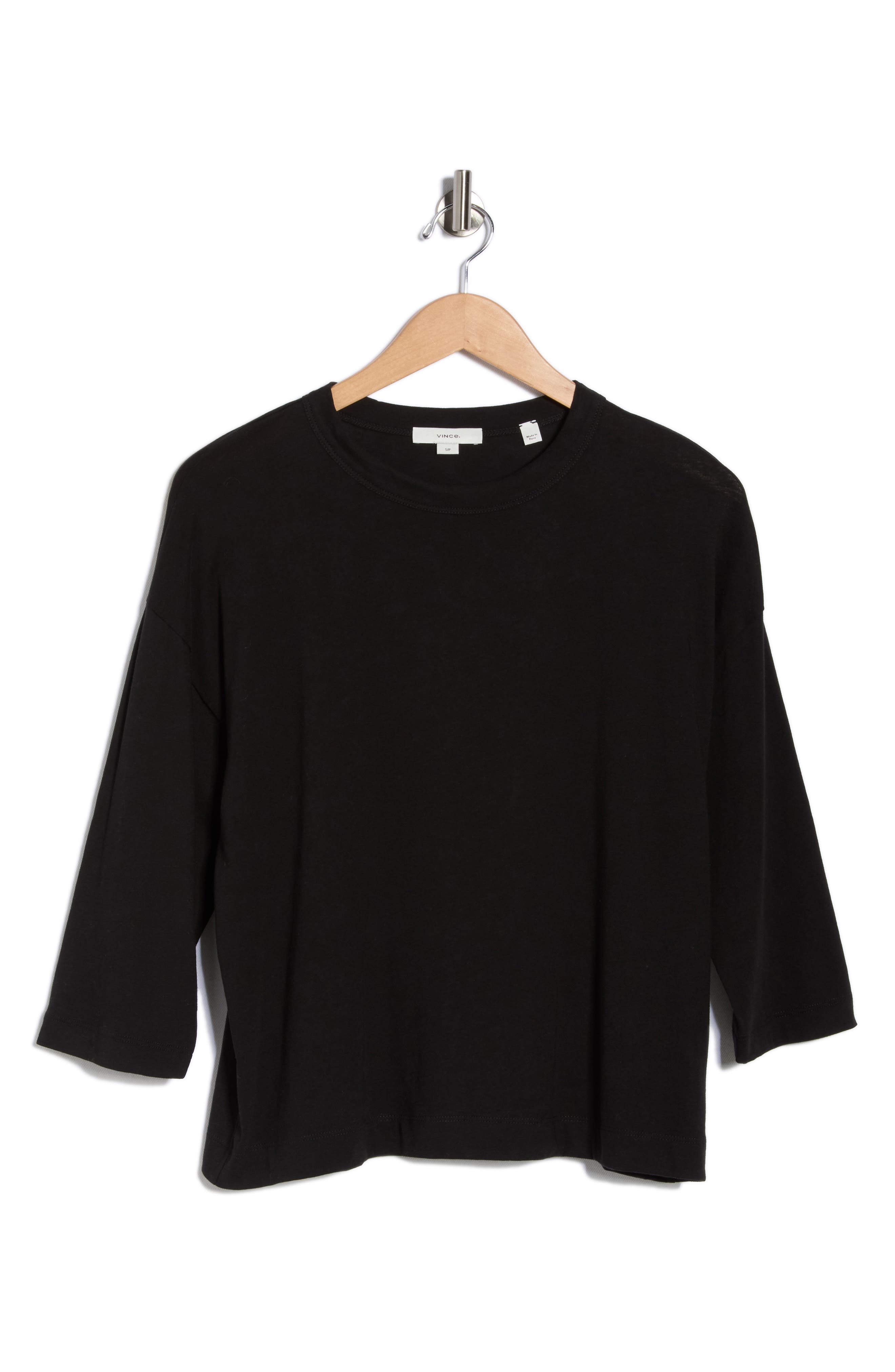 Vince Boxy Bracelet Sleeve Top