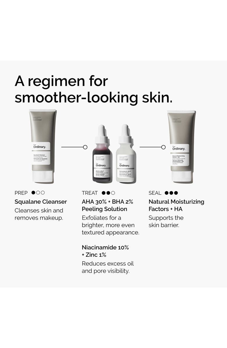The Ordinary AHA 30% + BHA 2% High-Strength Peeling Solution for Brightening, Alternate, color, 
