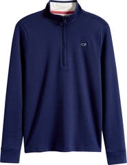 vineyard vines Kids' Pima Cotton Quarter Zip Pullover (Nordstrom Exclusive)
