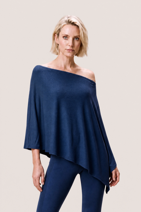 Muse Top Two-piece Off Shoulder Capelet Poncho