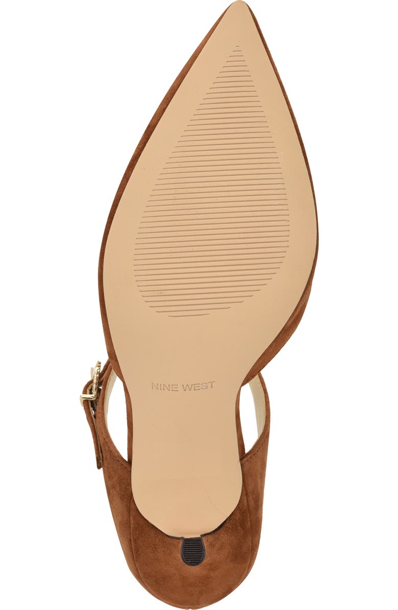 Nine West Danela Pointed Toe Mule, Alternate, color, Dark Natural