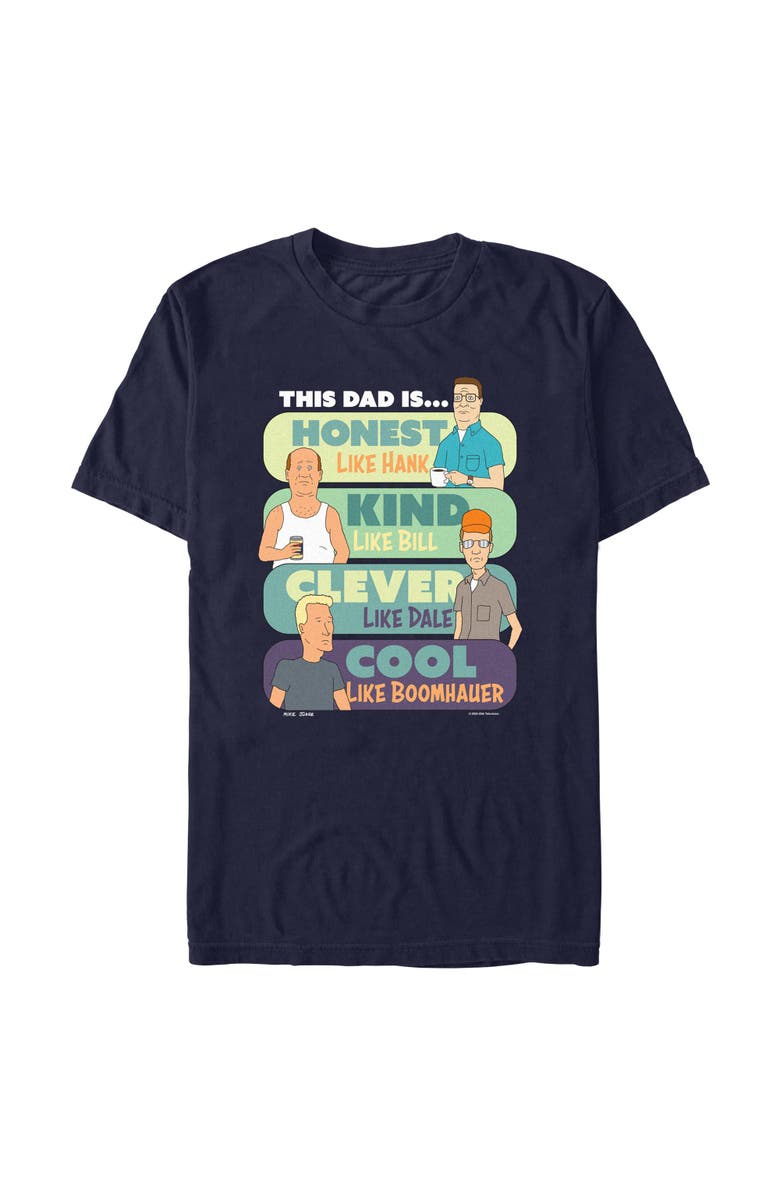 King of the Hill Men's King of the Hill This Dad Is Quote  Graphic T-Shirt, Main, color, Navy Blue