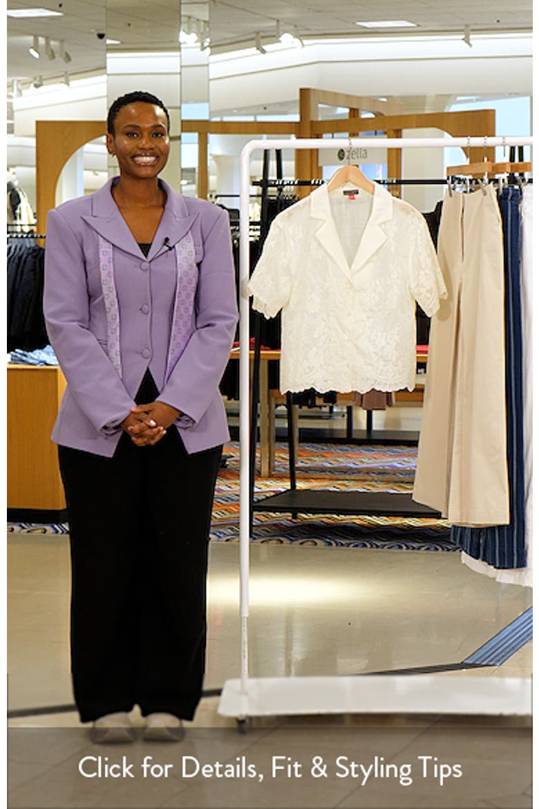 Sheer Floral Camp Shirt video