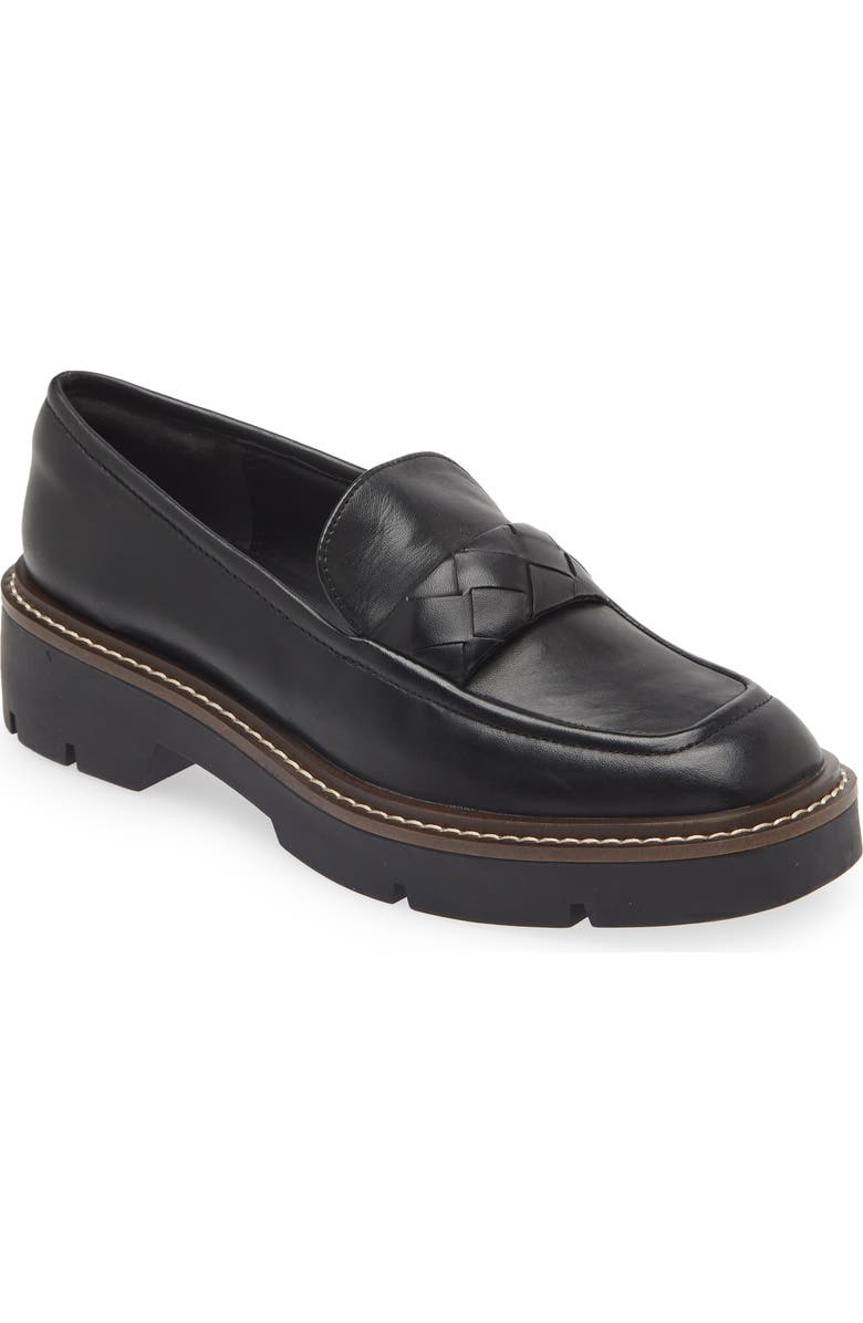 Nordstrom Torie Platform Loafer, Main, color, Black