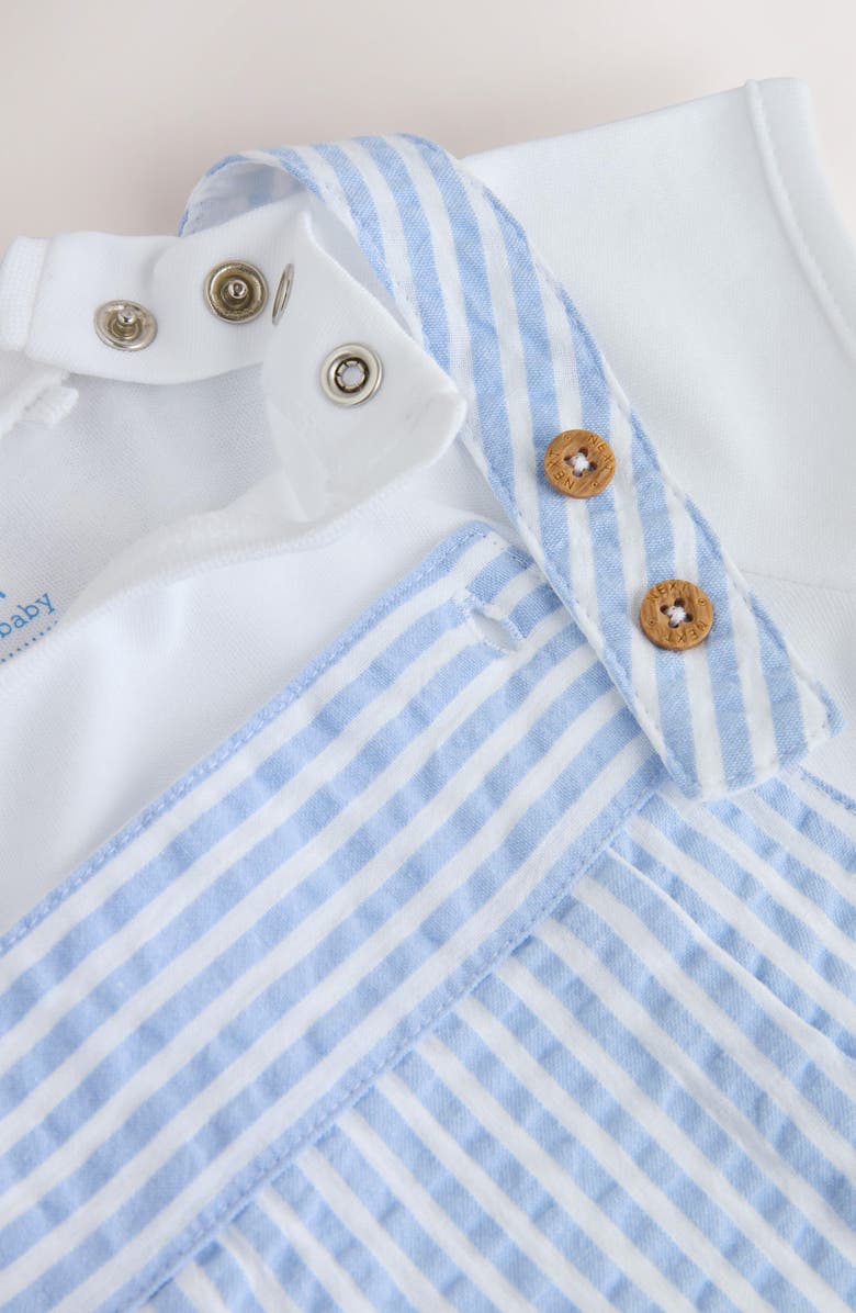 NEXT Seersucker Romper & Bodysuit Set, Alternate, color, Blue