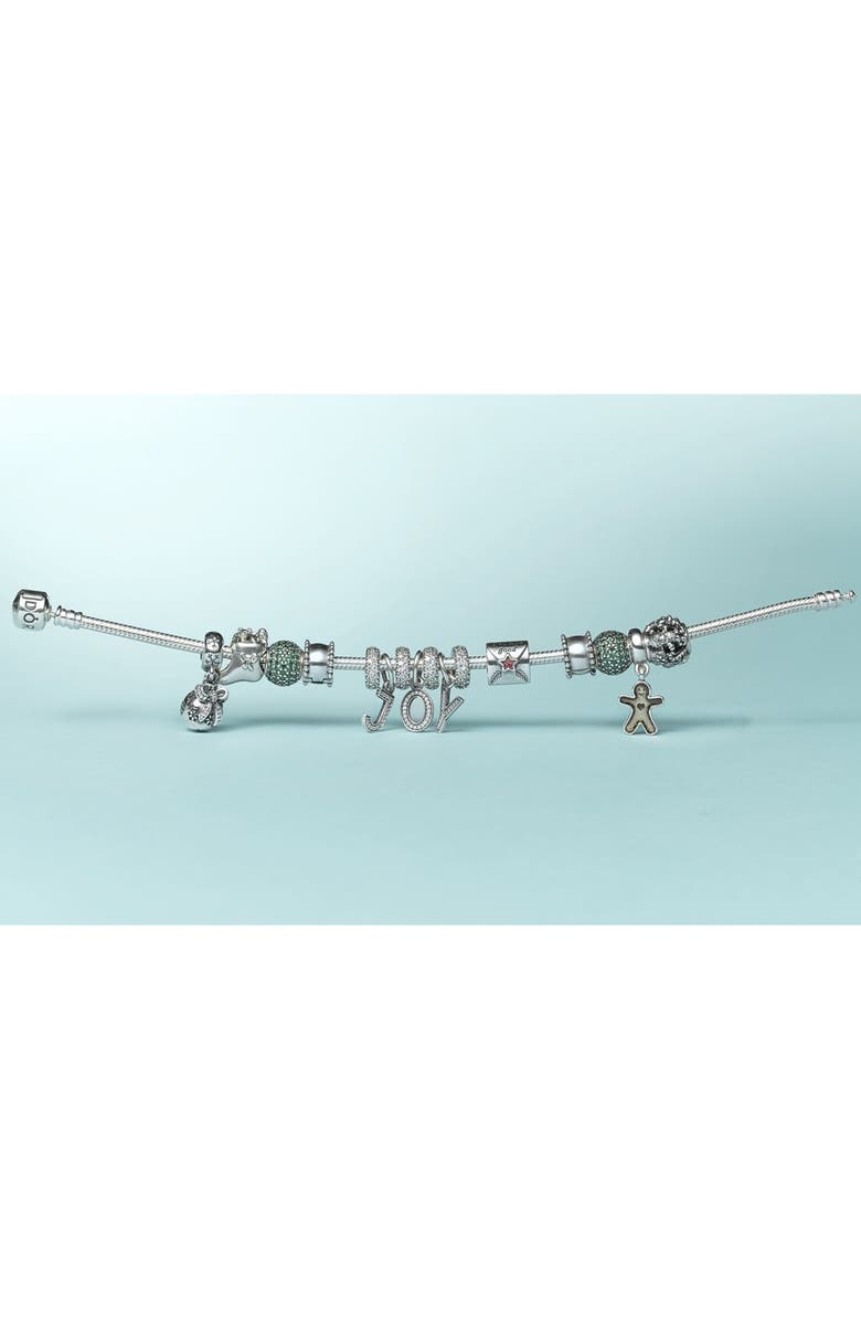 PANDORA Pavé Initial Dangle Charm, Alternate, color,