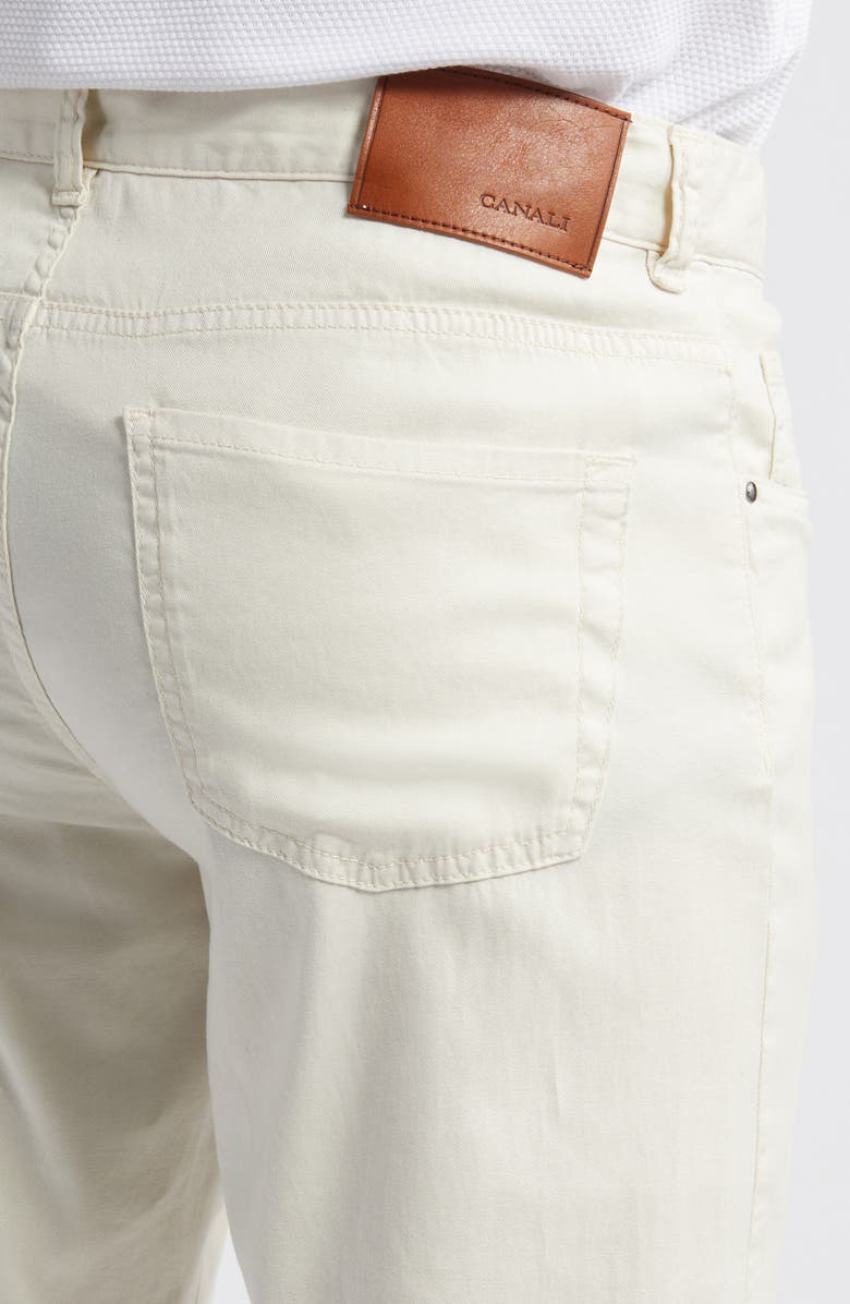 Canali Stretch Twill Five Pocket Pants, Alternate, color, 