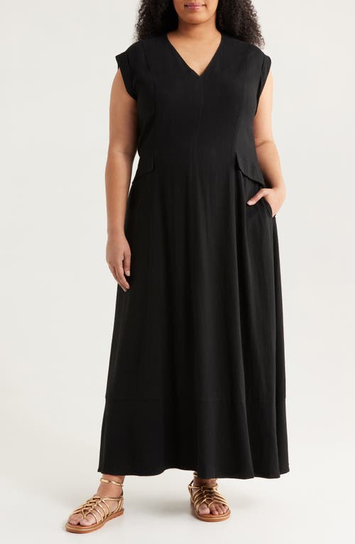 Melloday Cap Sleeve Maxi Dress