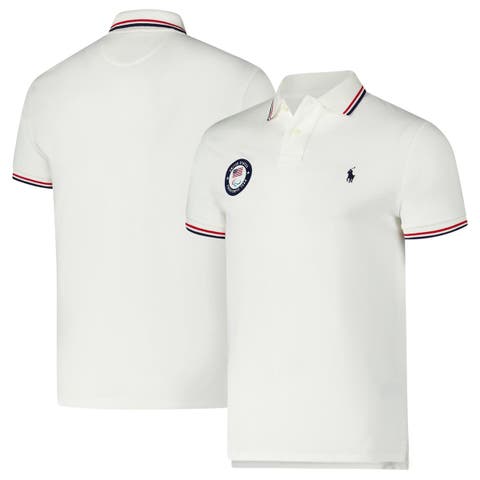 Men's Polo Ralph Lauren White U.S. Paralympics Villagewear Polo