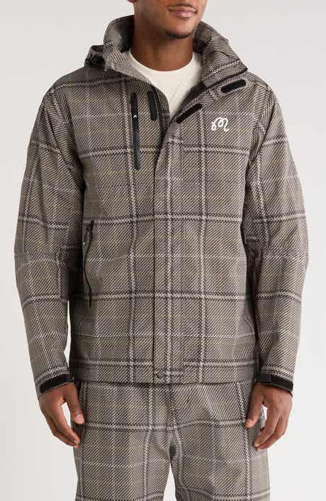 Malbon Golf Jackson Plaid Rain Jacket