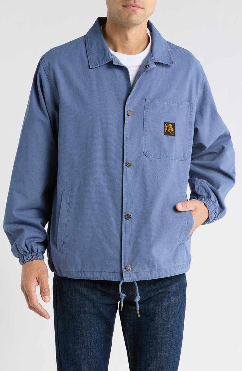 ONE OF THESE DAYS Coach's Jacket, Alternate, color, Blue