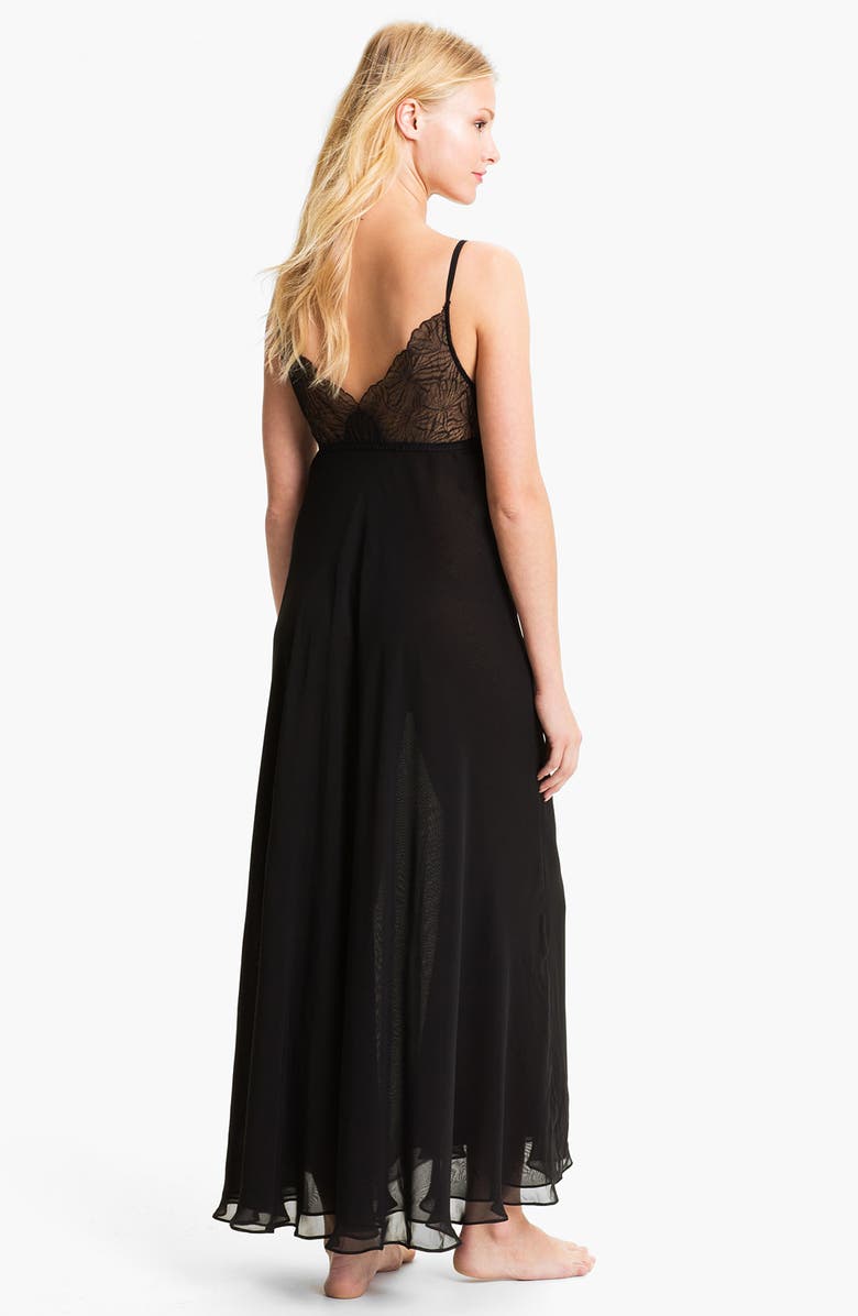 DKNY Donna Karan Silky Chiffon Nightgown, Alternate, color, 
