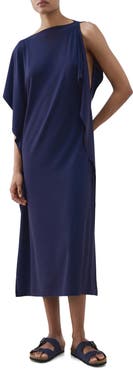 MANGO Ruffle Trim Caftan