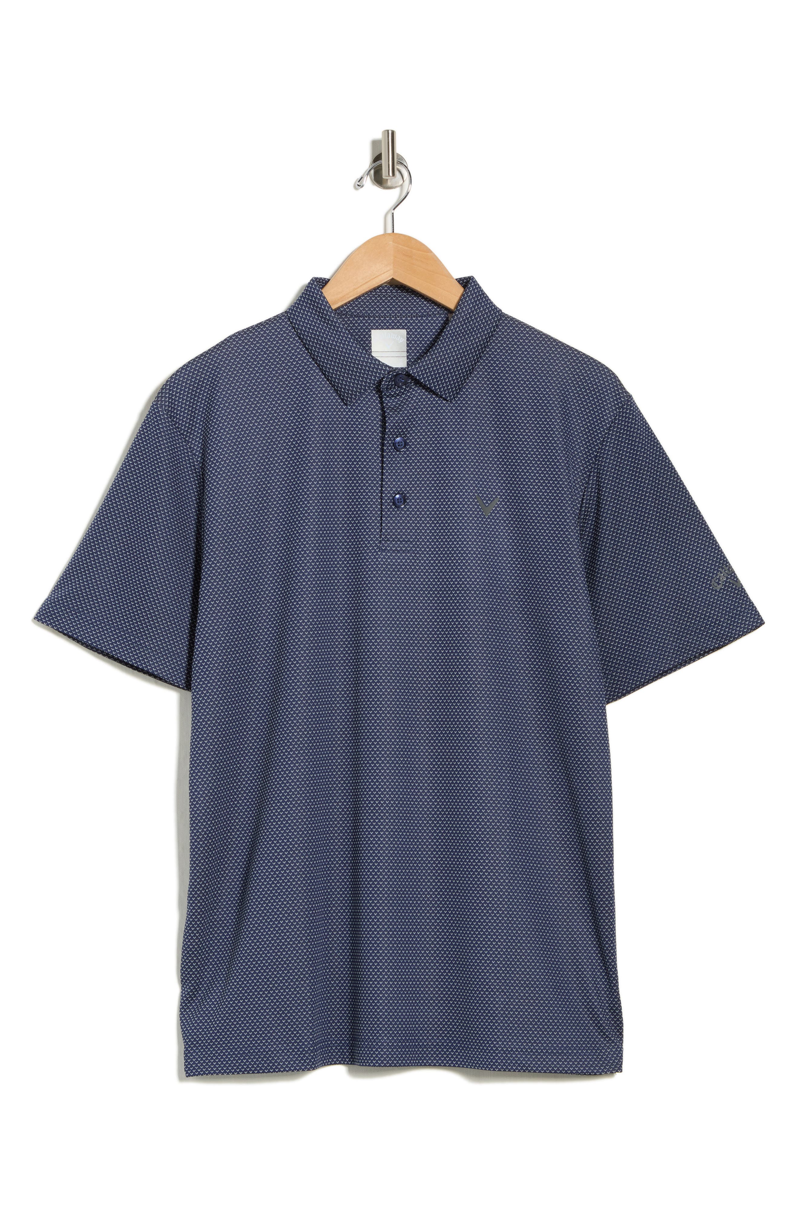 Callaway Chevron Jacquard Golf Polo