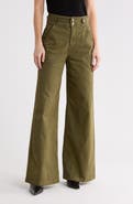 Veronica Beard Maisel High Waist Wide Leg Jeans