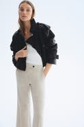 H&M Bootcut Ankle-length Trousers