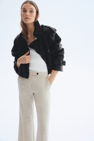 H&M Bootcut Ankle-length Trousers