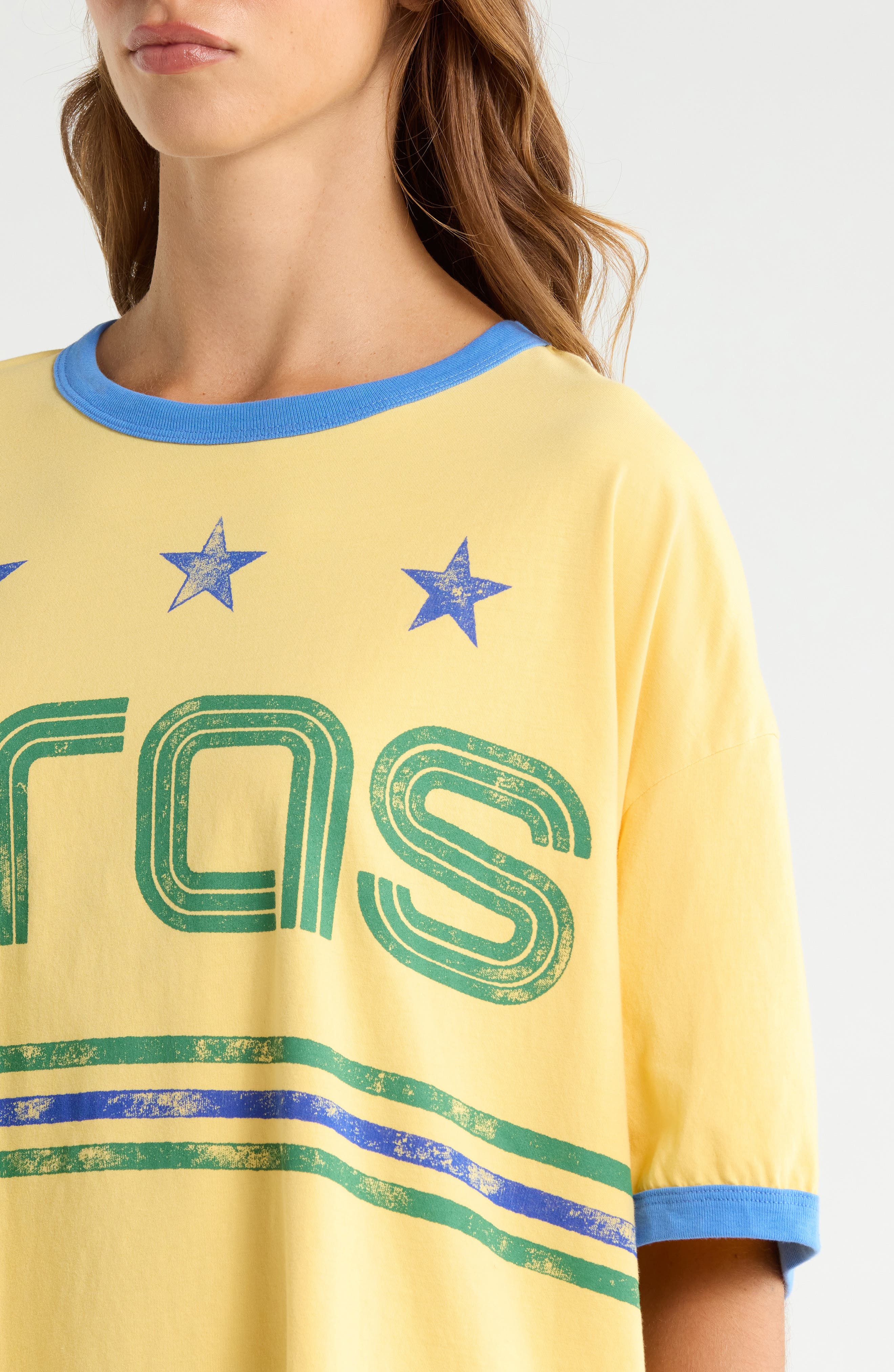 Brazil World Cup Graphic Cotton Ringer T-Shirt (Women) | Nordstrom