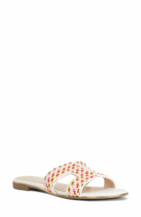 Dune London Ludlowss Raffia Slide Sandal