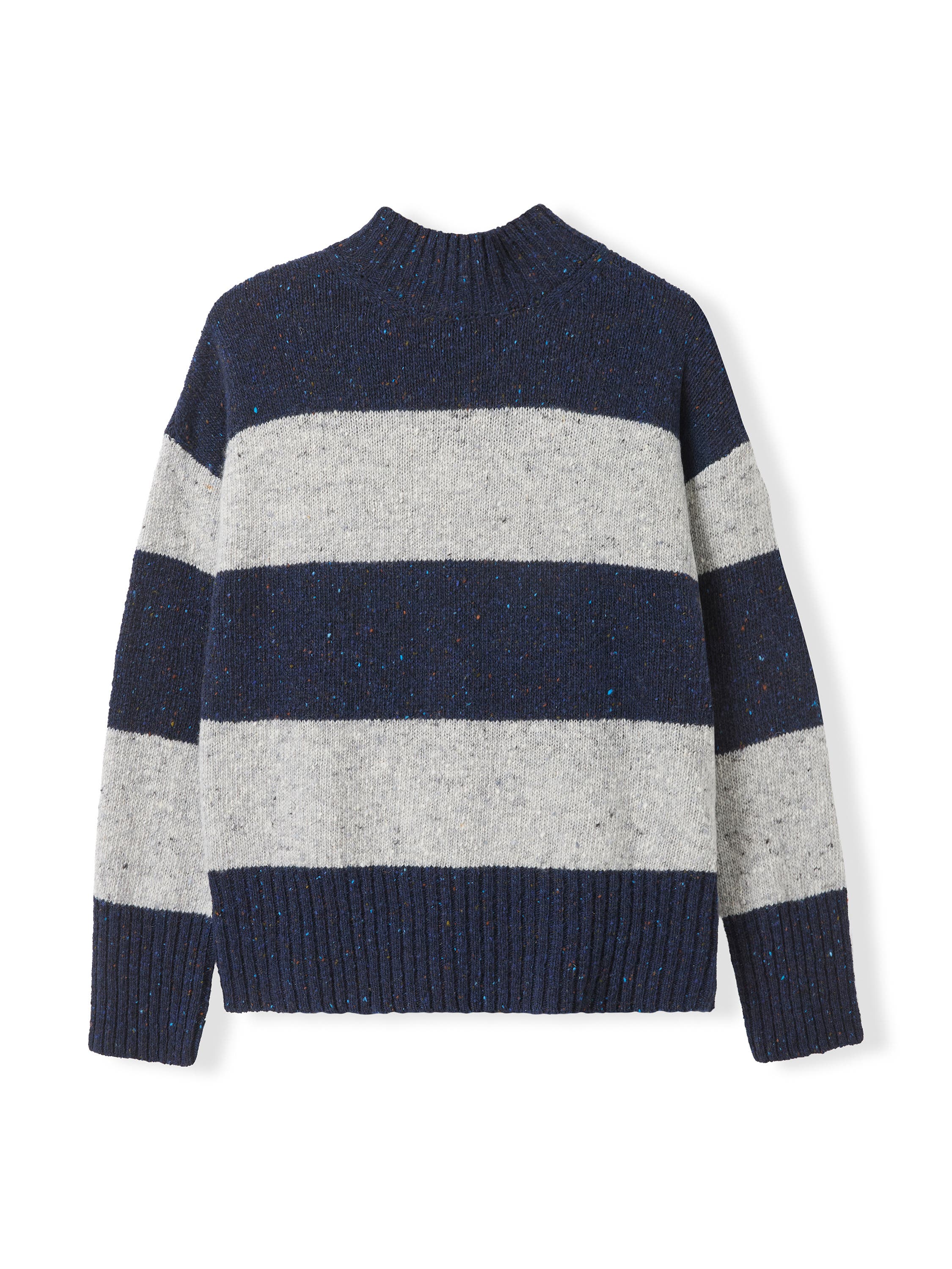 Donegal Colourblock Funnel Neck Sweater - image 2