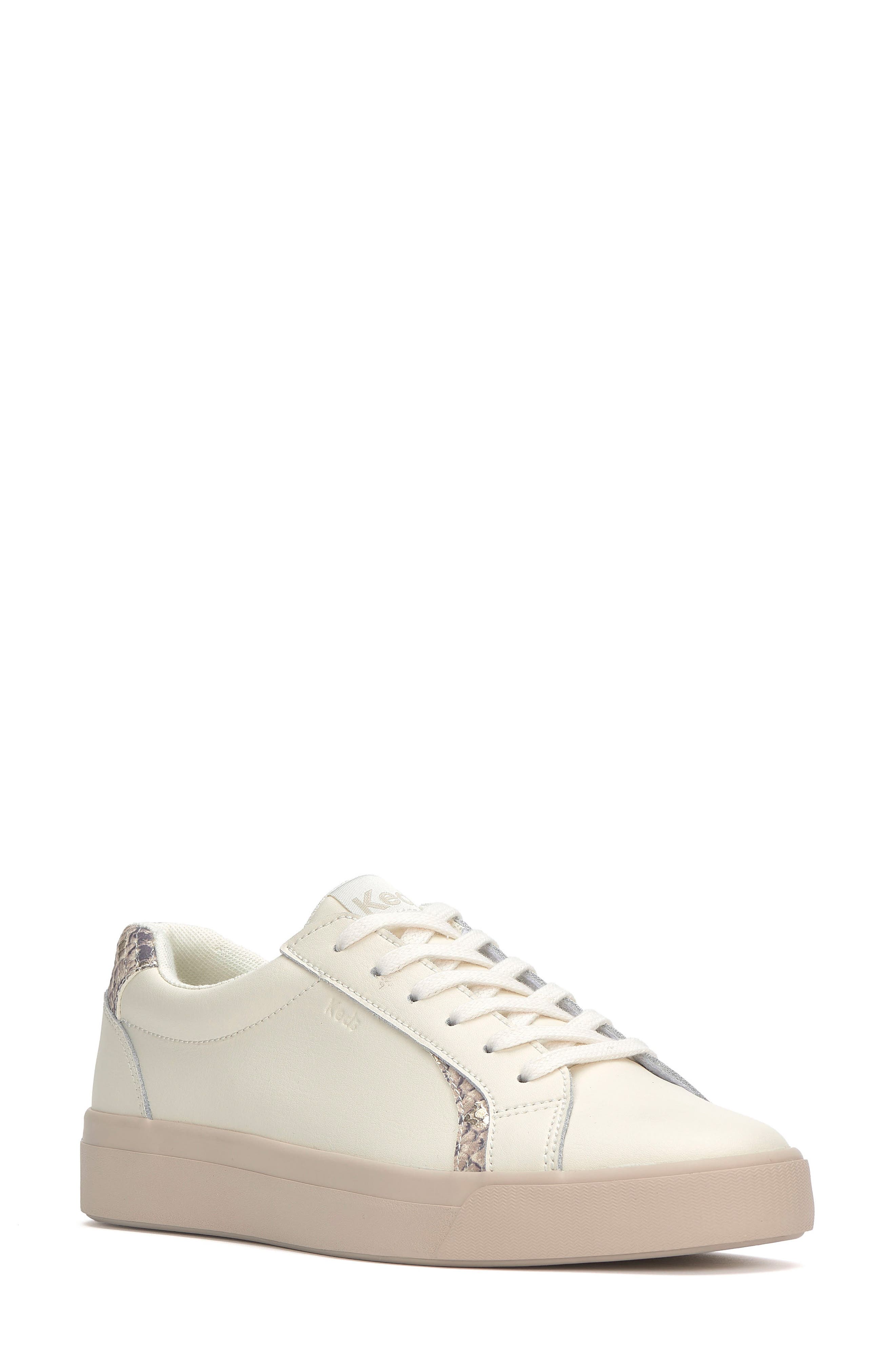 Pursuit Sneaker, Main, color, EGRET/ BROWN