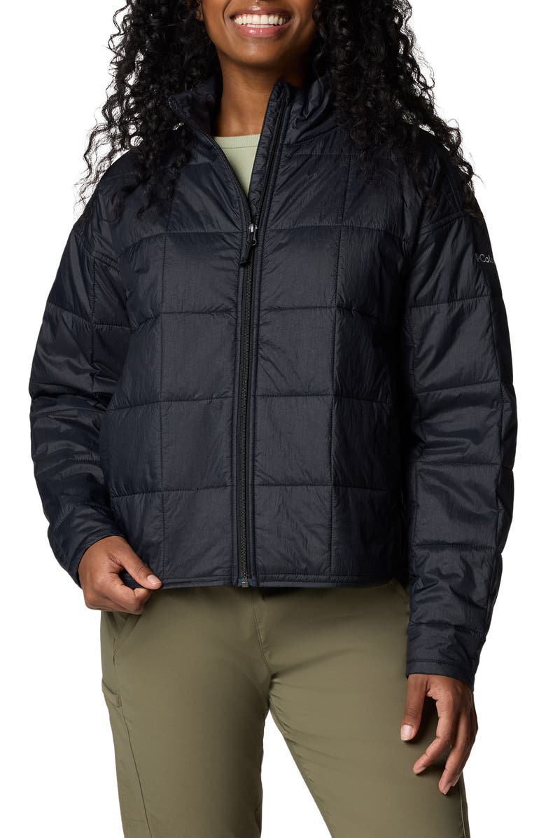 Columbia Sienna Hill<sup>™</sup> Packable Quilted Jacket, Main, color, Black