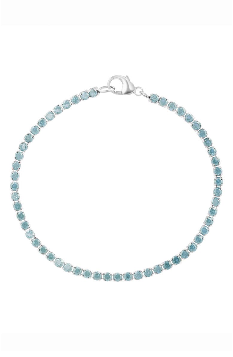 EFFY Aquamarine Garnet Bracelet, Main, color, Blue