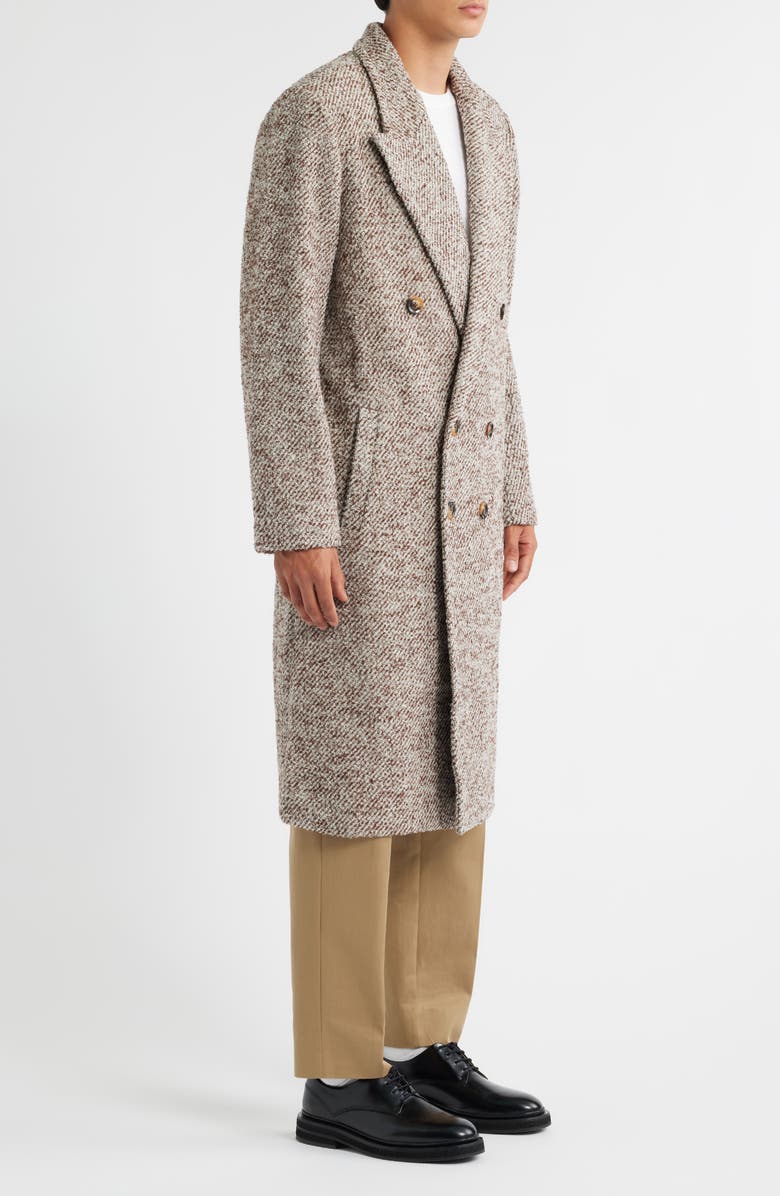 KROST Elliot Wool Blend Overcoat, Alternate, color, Sepia Rose