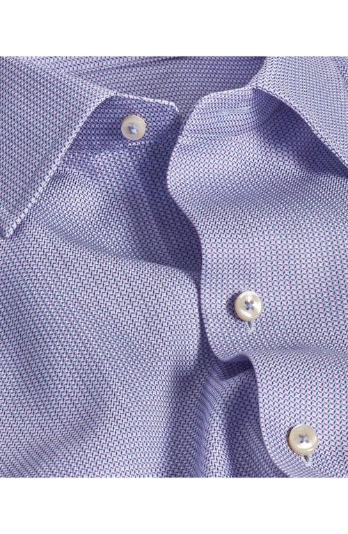 DAVID DONAHUE DAVID DONAHUE MICRO TEXTURE PRINT SPORT SHIRT