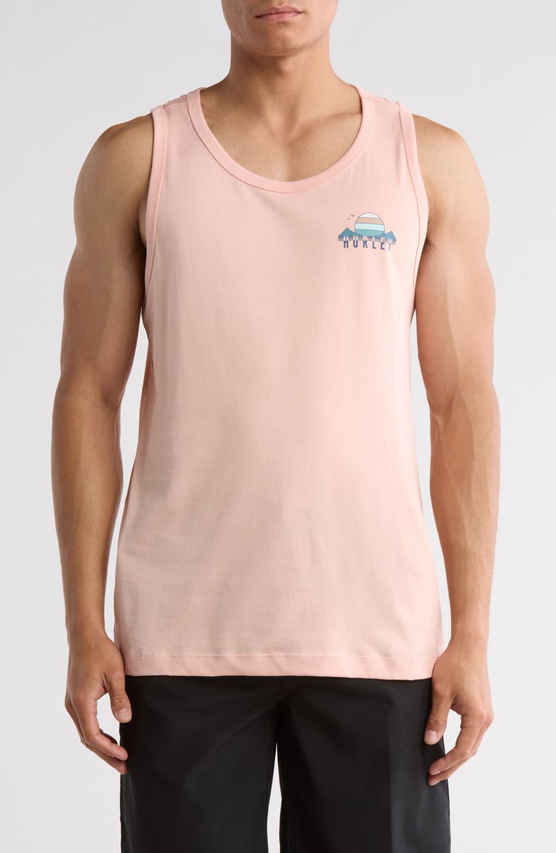 Hurley Sunrise Graphic Tank Top, Main, color,