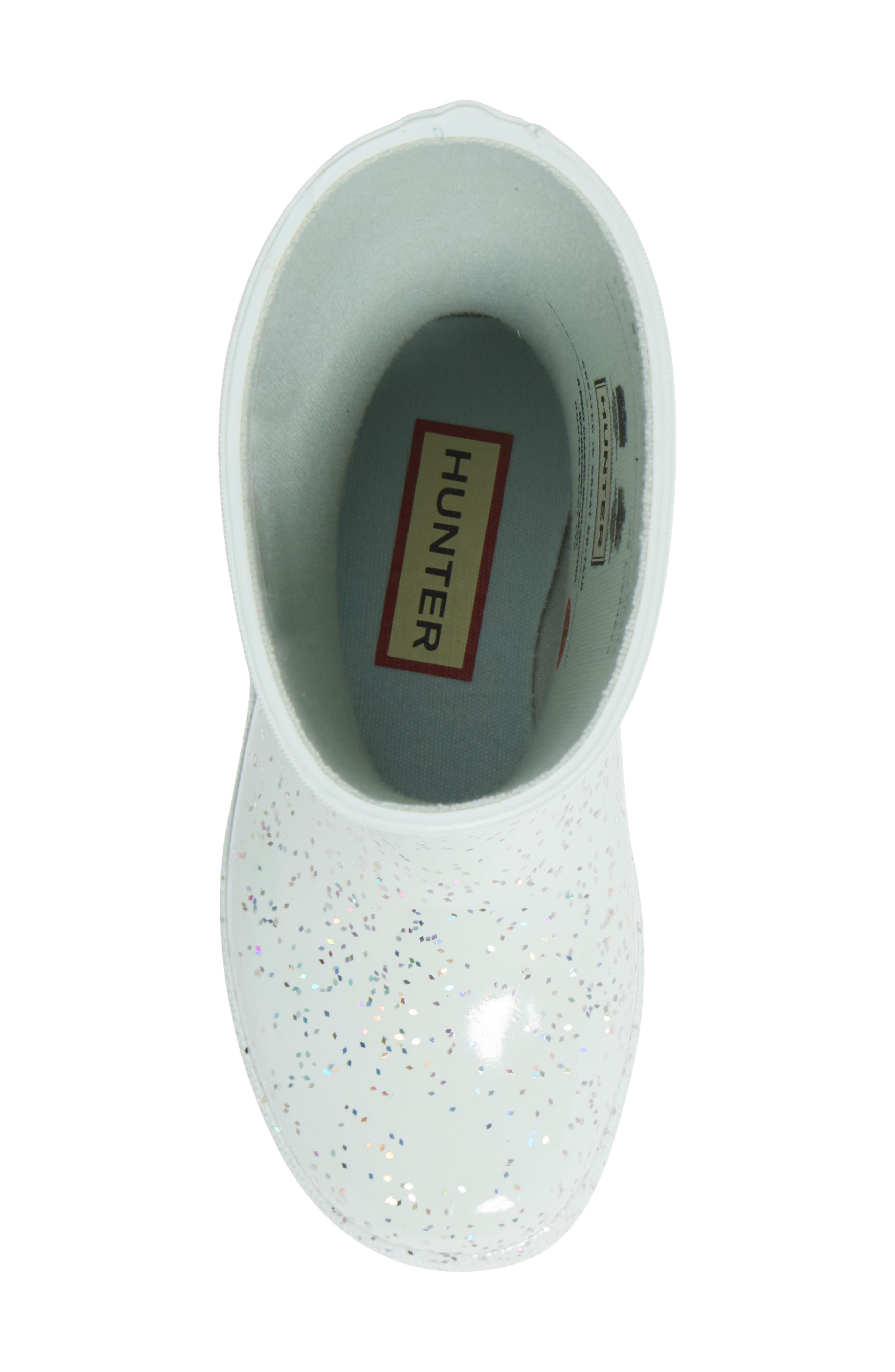First Classic Giant Glitter Waterproof Rain Boot, Alternate, color, SPEARMINT