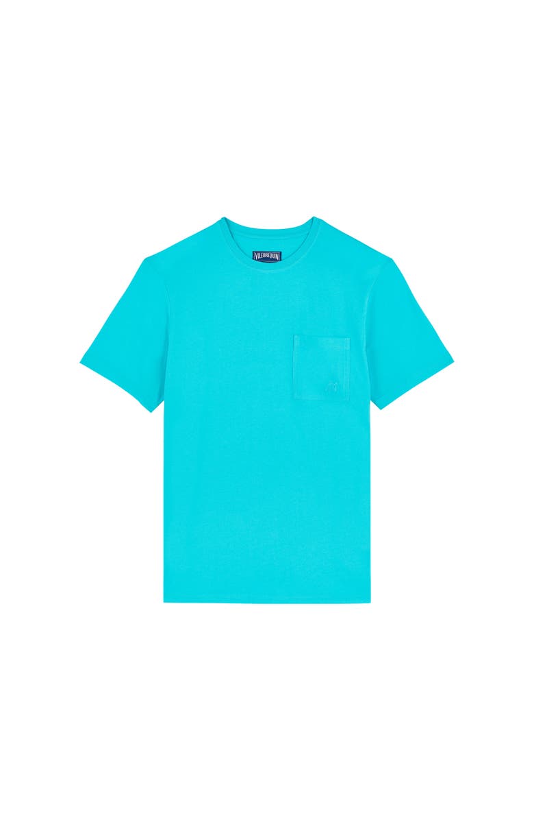 Vilebrequin Men's Jersey Organic Cotton Solid T-Shirt, Alternate, color, Bora Bora